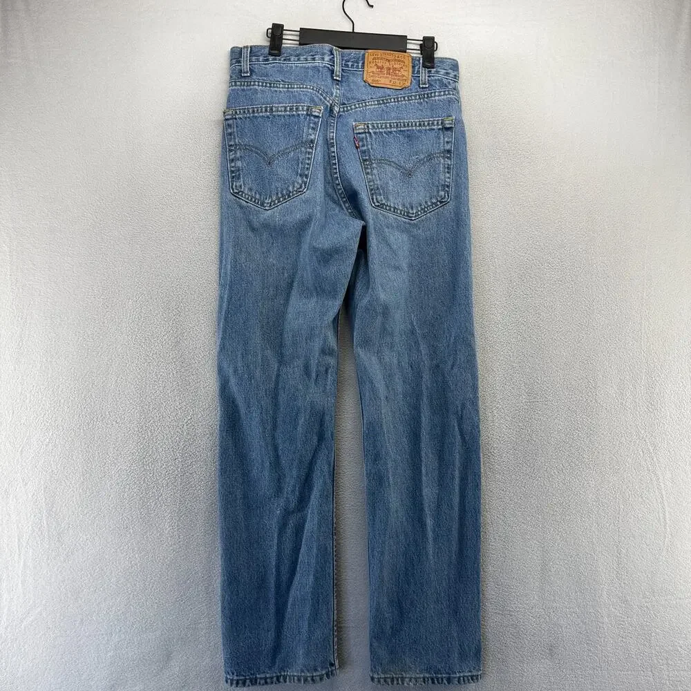 Vintage Levis Jeans Men's 32x30 Fits 30x30 Blue 505 Canada 90s Straight Faded